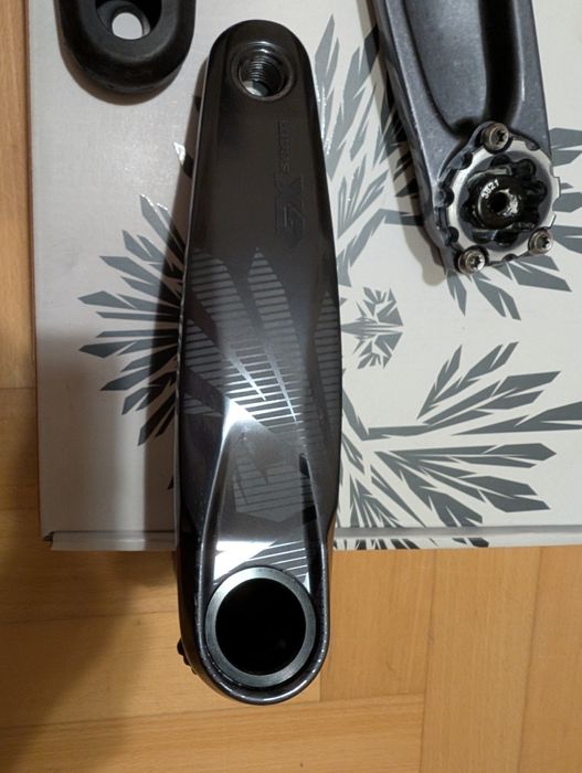 Używana korba Sram GX Lunar 165 bez zebatki