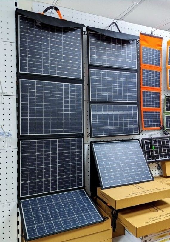 Солнечная панель 45W 100W 20W 8W 7W складная Solar батарея сонячна