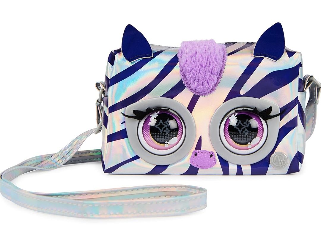Оригінал Purse Pets, Metallic Mood Flashy Frenchie Rebel Stripez