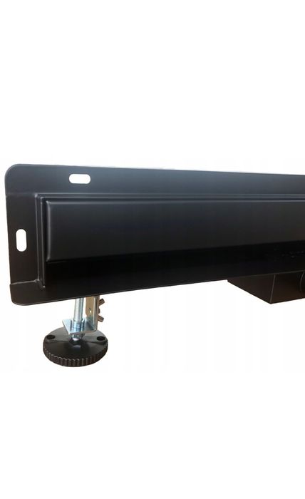 Nowy odpływ ścienny czarny 90 cm.