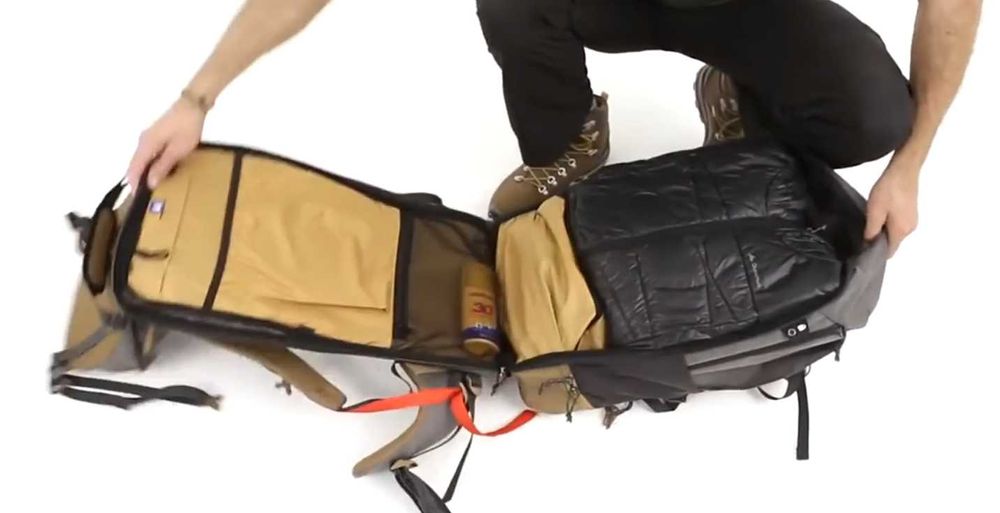 Mochila para campismo e trekking de 50L + 10L