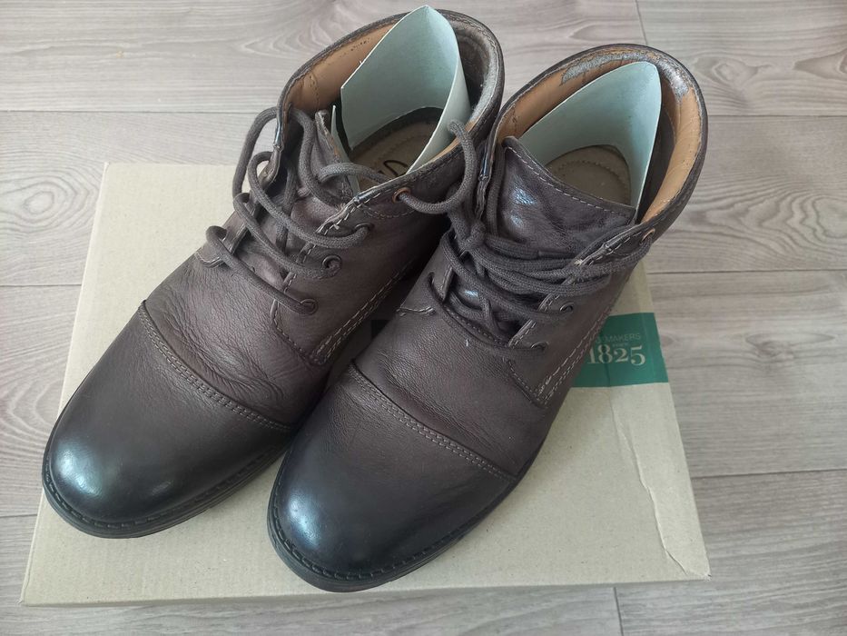 Шкіряні чоловічі черевики CLARKS 41 р