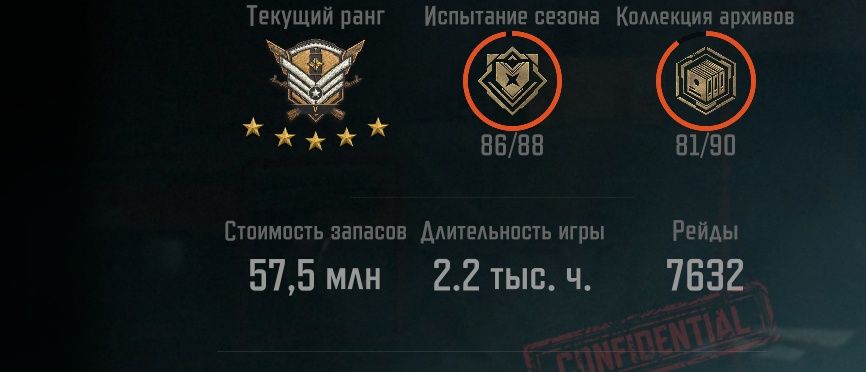 Аккаунт Арена Брейкаут