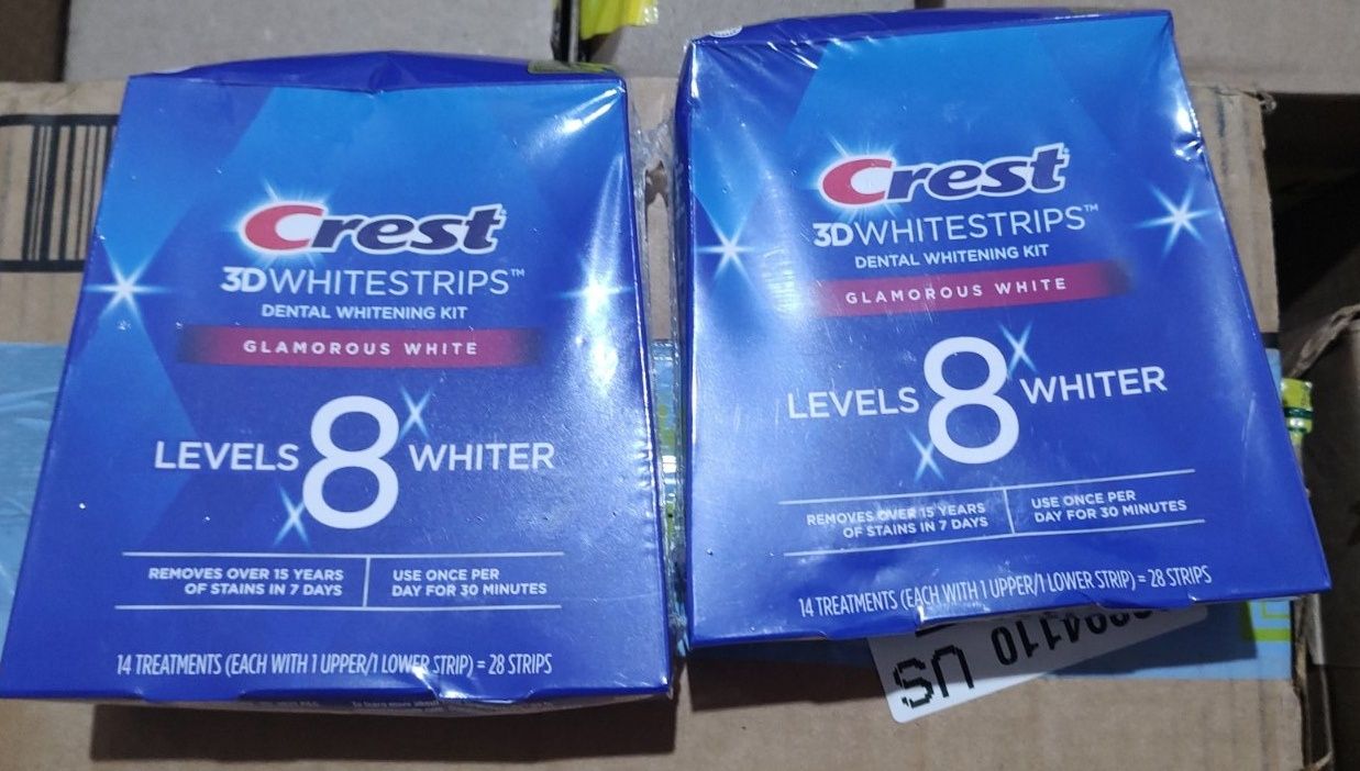 Crest 3D Glamorous Whitestrips отбеливающие полоски для чувствительных