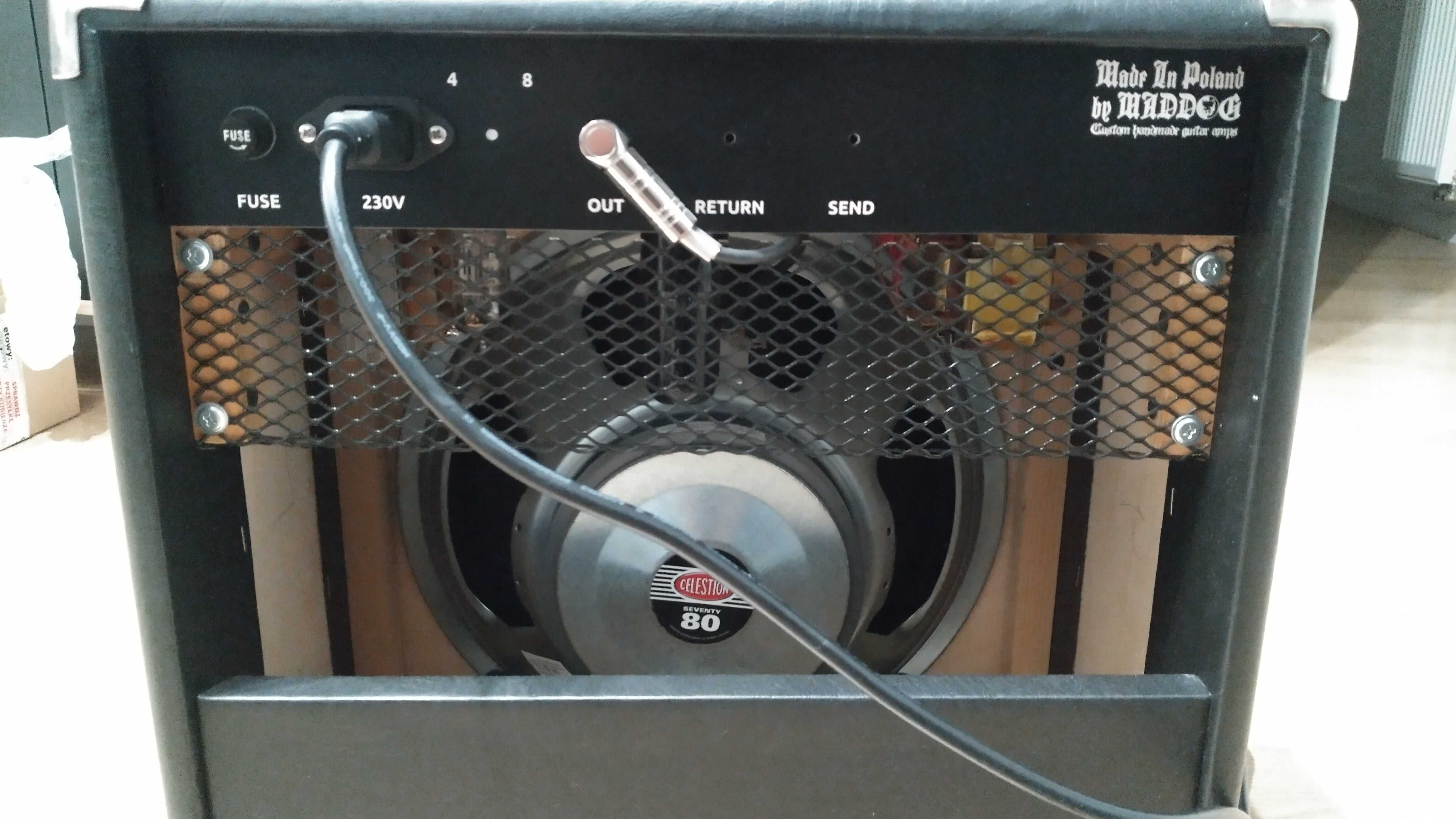 Lampowy wzmacniacz gitarowy combo Maddog Amps customowy