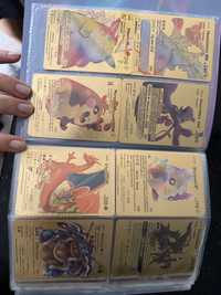 Album z 240 karty pokemon zlote metaliczne