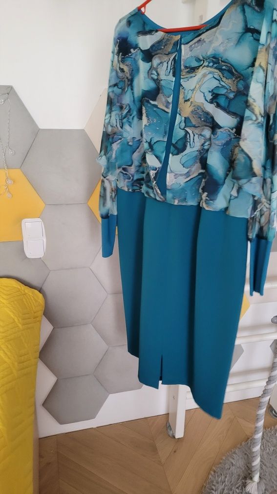 Nowa elegancka sukienka rozm 48