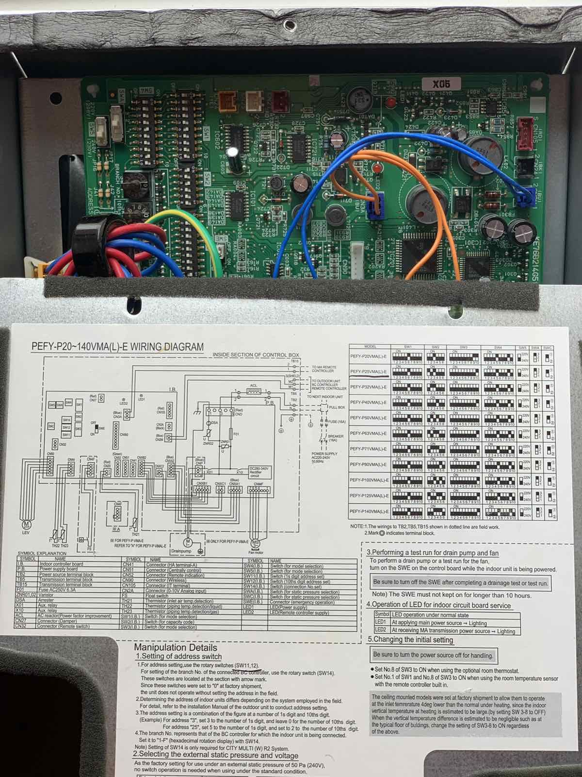 Мотор до кондиционера Mitsubishi