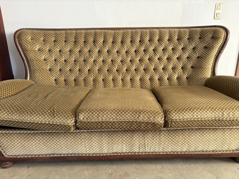 Conjunto sofa + 2 poltronas