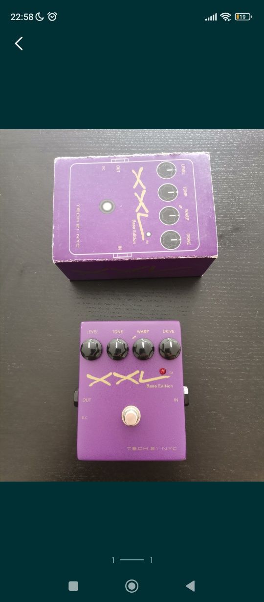 Pedal de distorção Tech 21 XXL