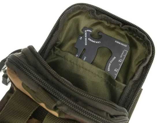 Saszetka biodrowa cordura turystyczna camo moro wojskowa do paska 004