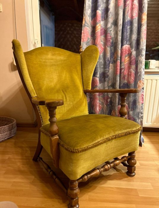 Zestaw Ludwik kanapa fotele ludwikowski