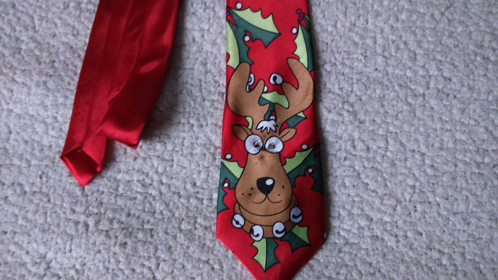 Краватка звукова різдв"яна новорічна галстук