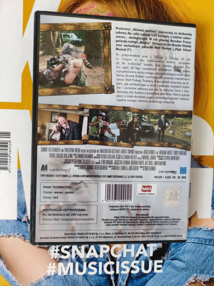 Zemsta futrzaków DVD Film 2010 rok dla kolekcjonera Familijna Komedia