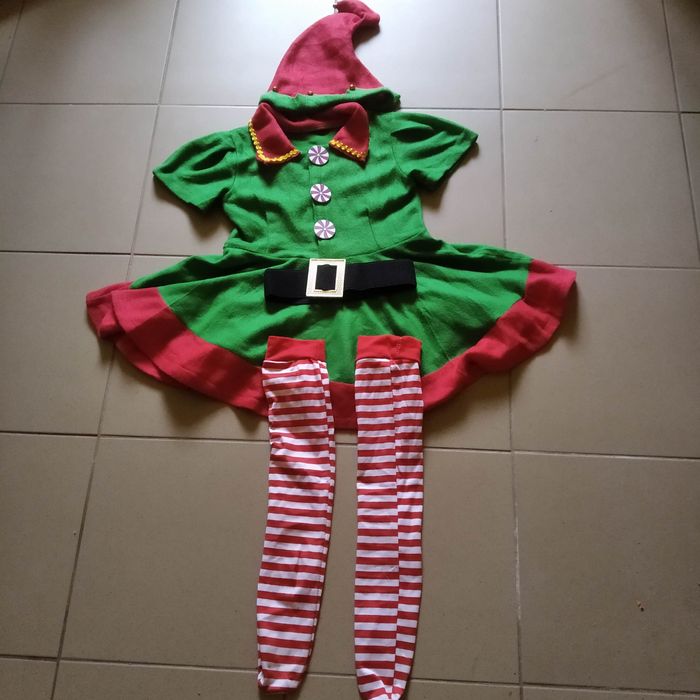 Rezerwacja do 10.12.  Elf strój dla  na 3-4-5  lat