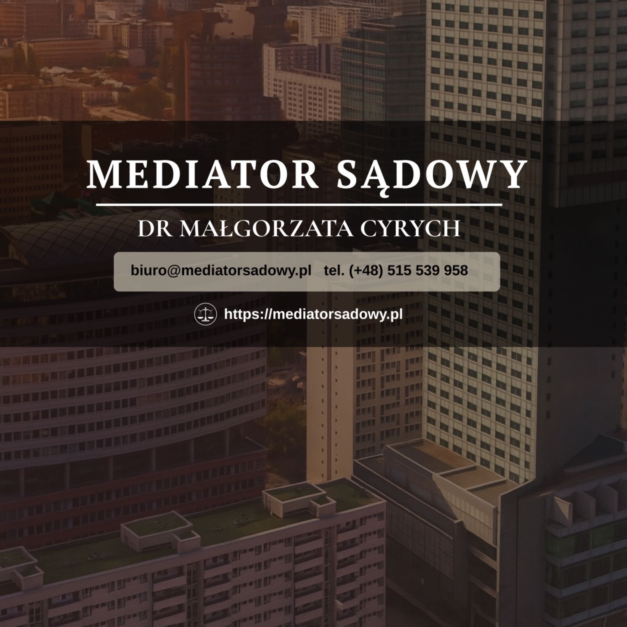 Mediator Sądowy dr Małgorzata Cyrych