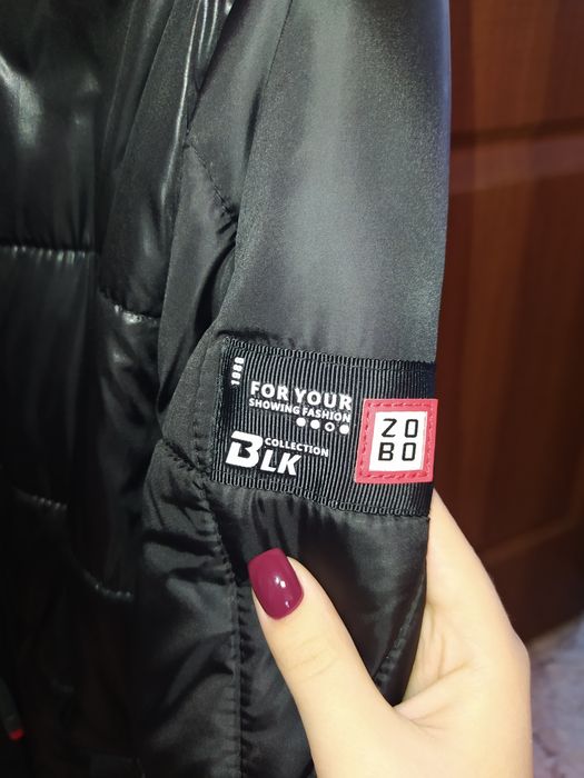 Куртка зимняя черная