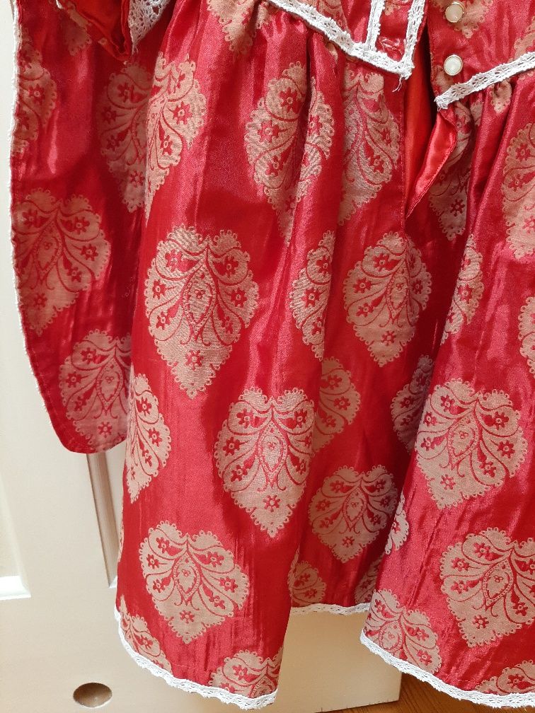 Sukienka handmade na występ bal przebrancow rozmiar ok.116-122cm