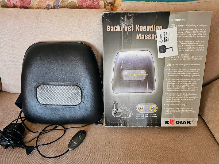 Масажер спини для дому та офісу Shiatsu Massage Kodiak KOD0100