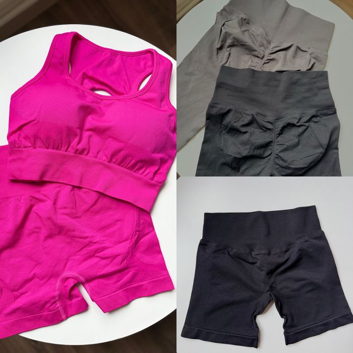 Спортивний комплект, легінси, лосіни, шорти жіночі