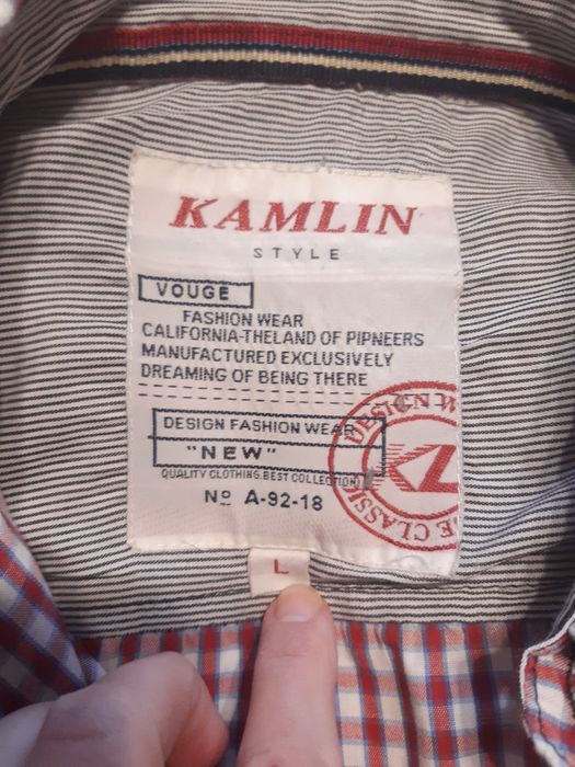 Koszula z krótkim rękawem w kratkę rozmiar L