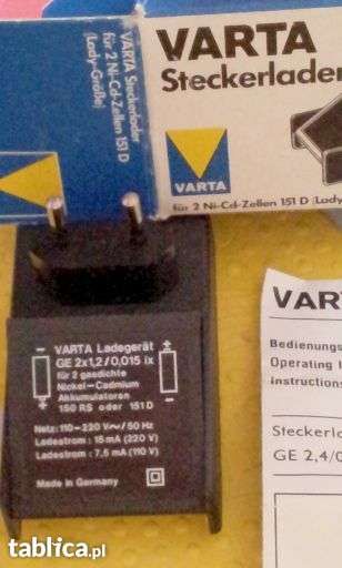 Ładowarkę do baterii(akumulatorków) NI-CD typu 150RS lub 151D