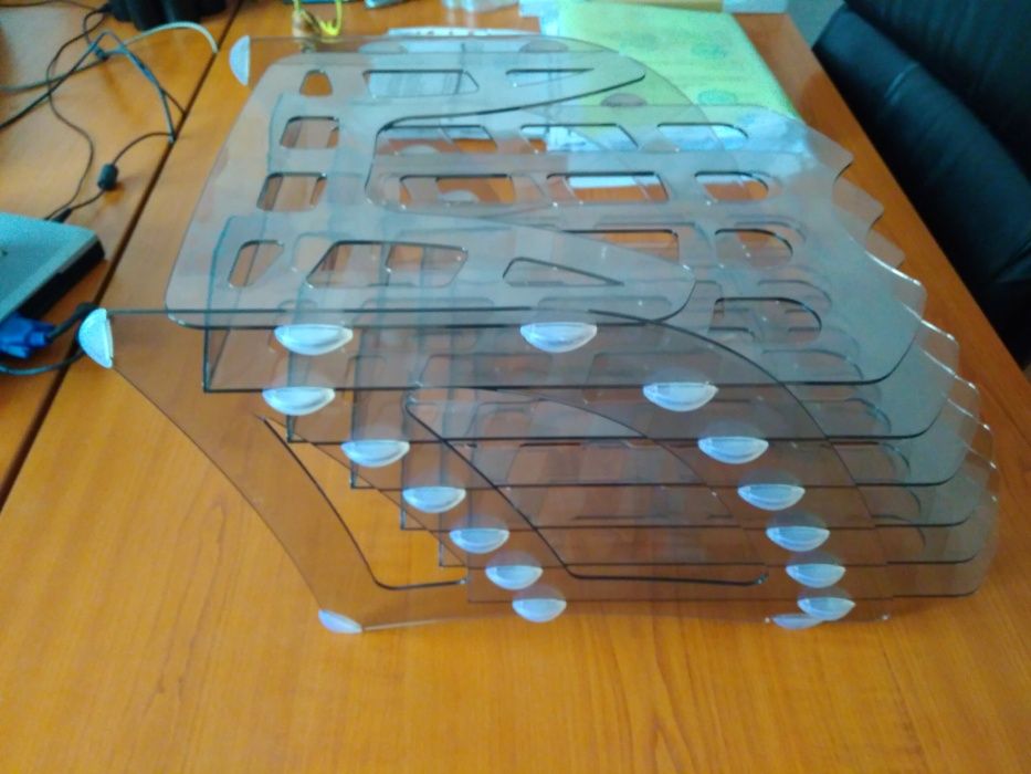 Лоток для документів/папок пластиковий збірний 6 в 1 АРНИКА (82449)