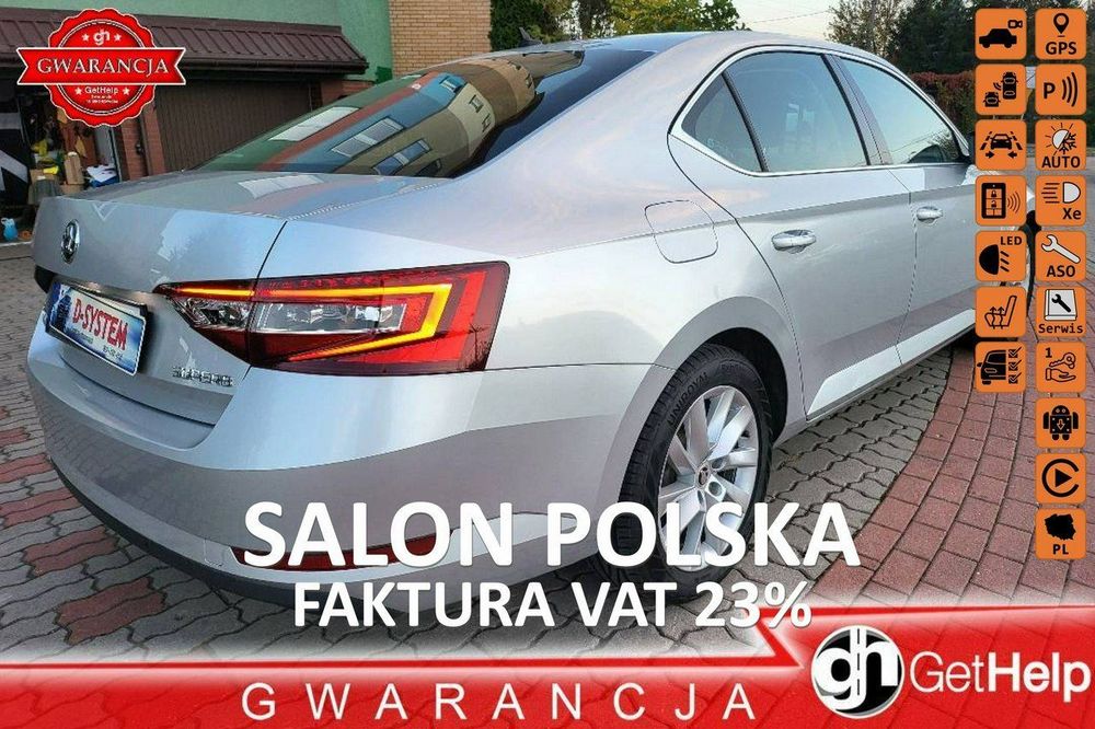Skoda Superb Salon Polska 1Właściciel Bezwypadkowy Dealer Samochodów z Polskich