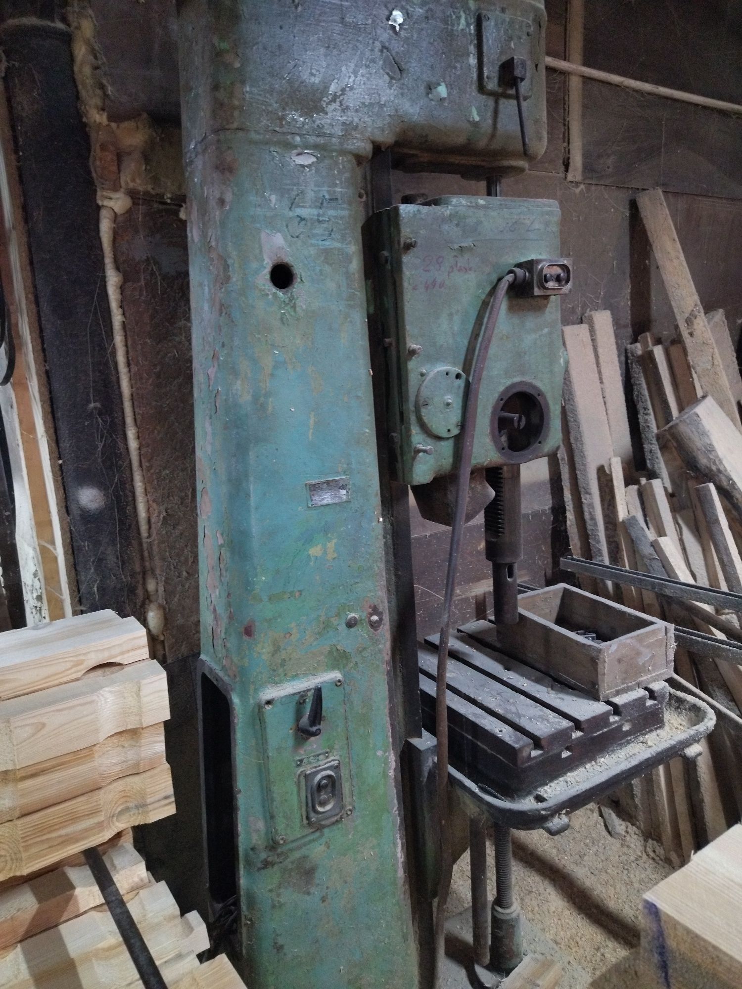 Wiertarka WK25 duża porządna maszyna stolarska , tokarskie