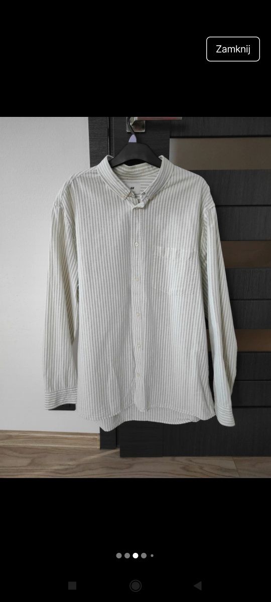 Koszula męska H&M xxl bawełna