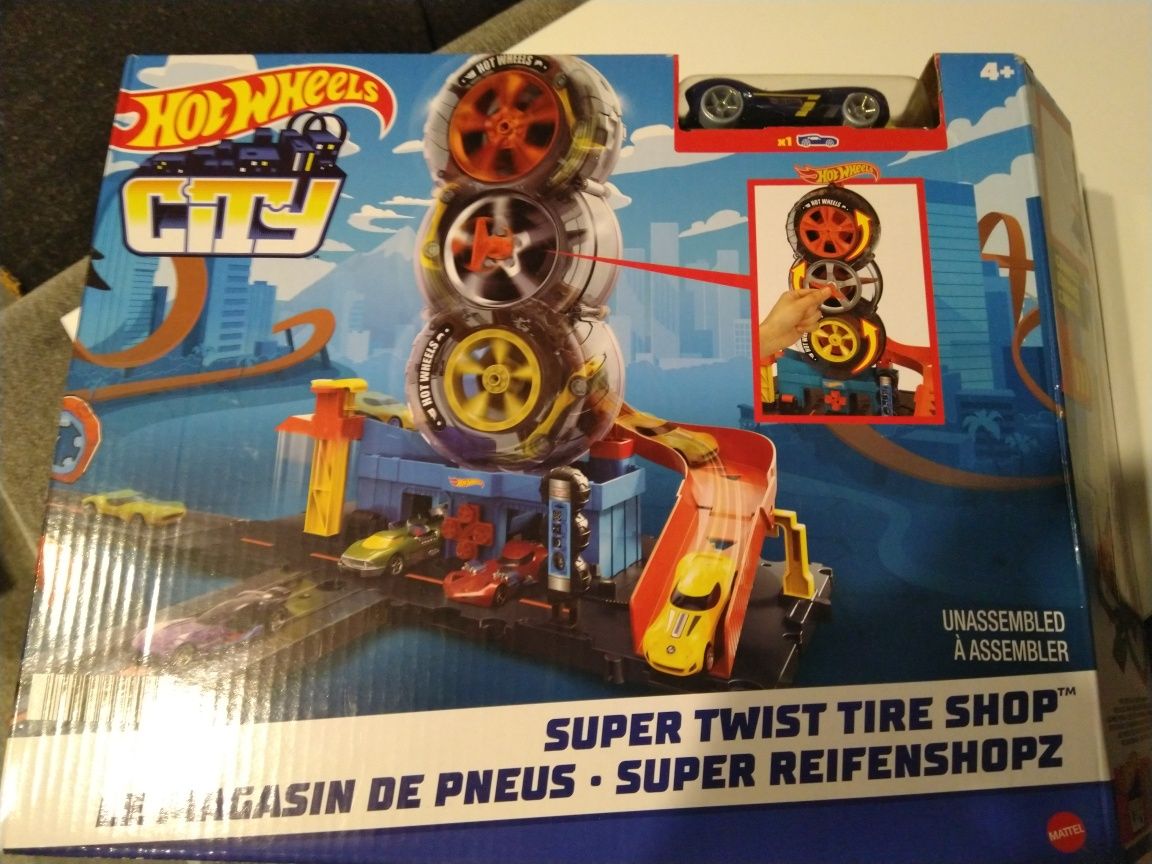 Tor wyścigowy Hot Wheels warsztat HDP02 NOWYNowy