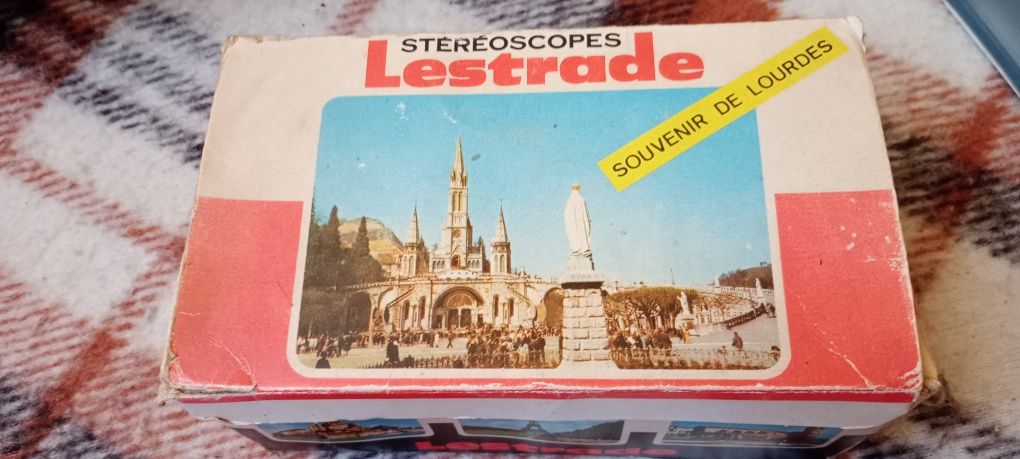 Stereoskop + dwie karty slajdów