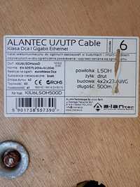 Skrętka firmy Alantec U UTP kategorii 6, 500 metrów