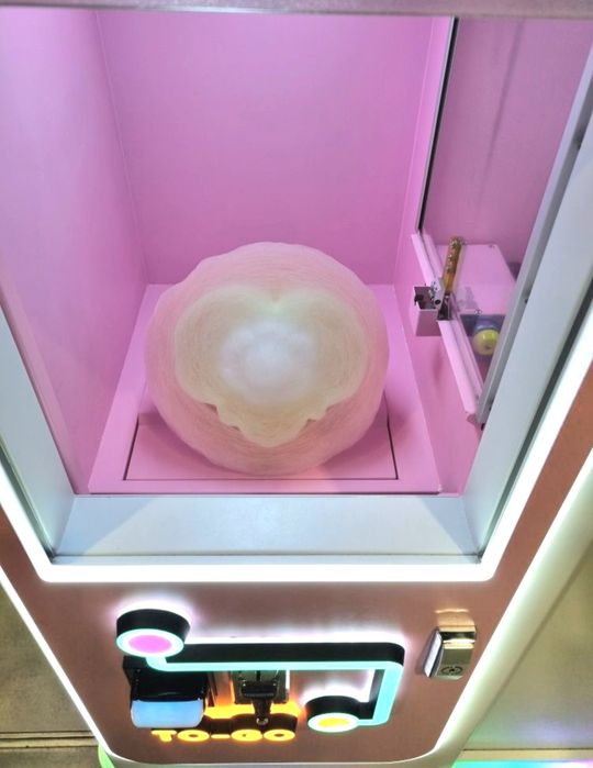 Zamiana Automat vendingowy maszyna do waty cukrowej  gotowy interes
