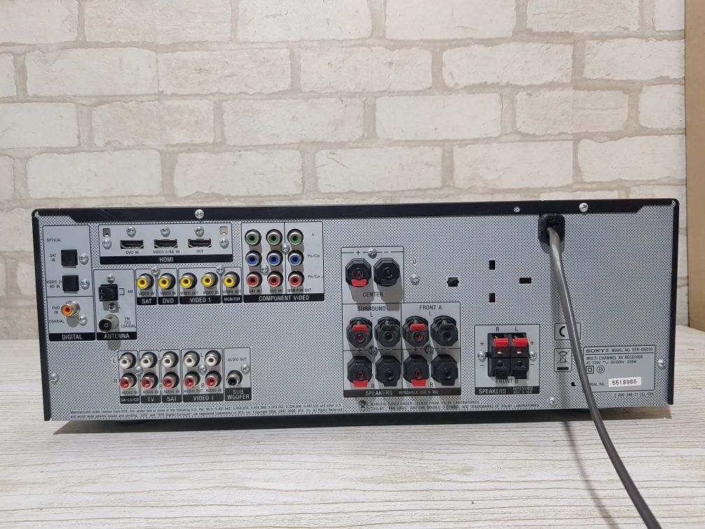 5.1AV Pесивер Sony STR-DG 510 5x100Вт HDMI  б/у з Німеччини