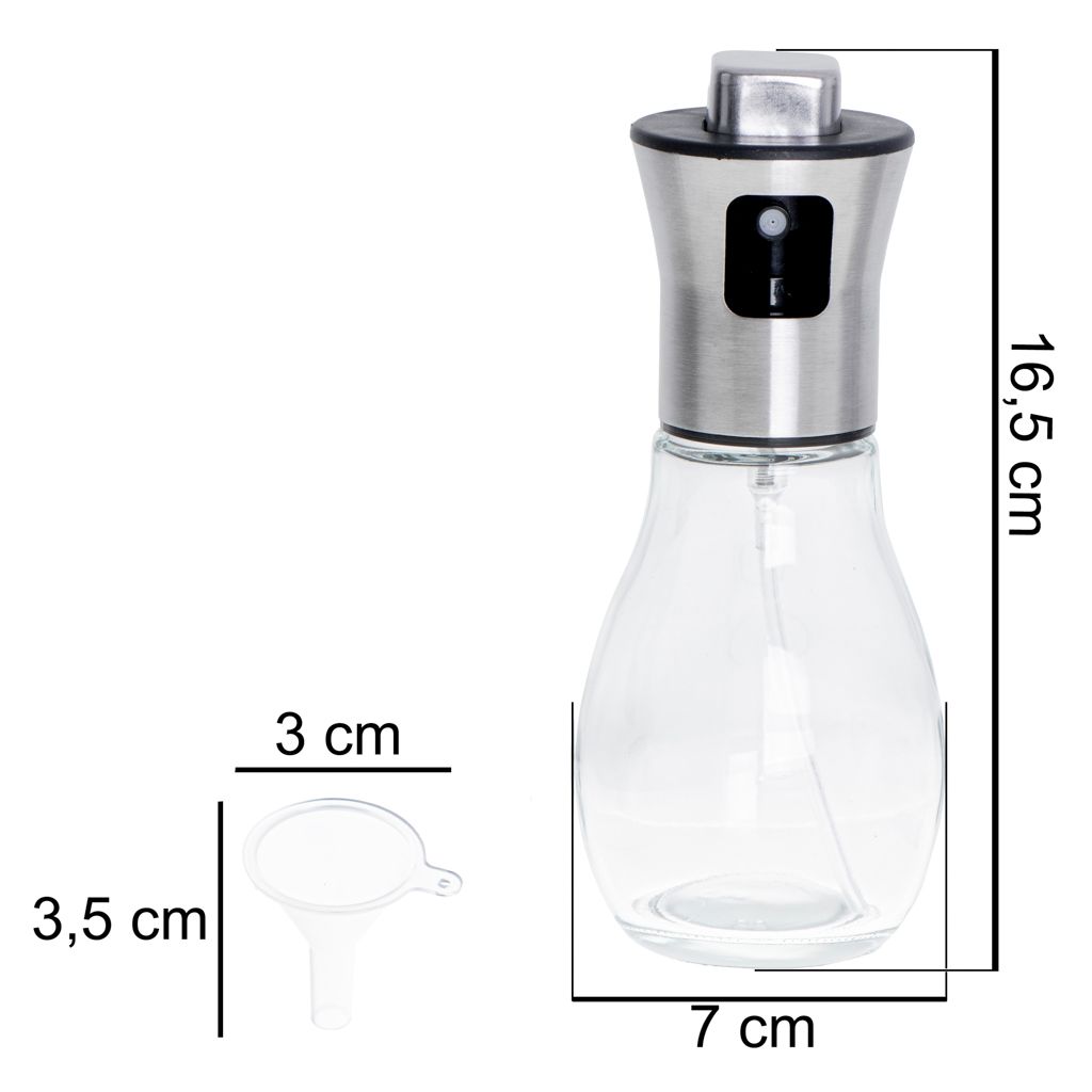Spryskiwacz Dozownik do Oleju Oliwy Octu Szklany Atomizer Pojemnik
