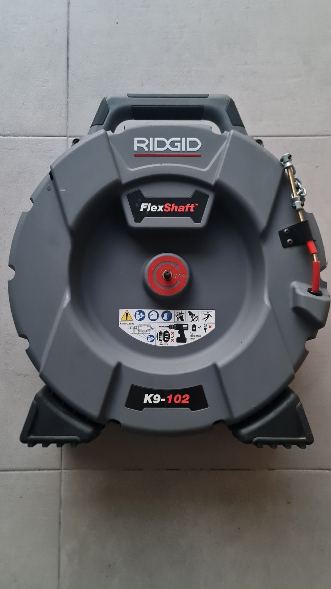 Ridgid flexshaft desentupidor.