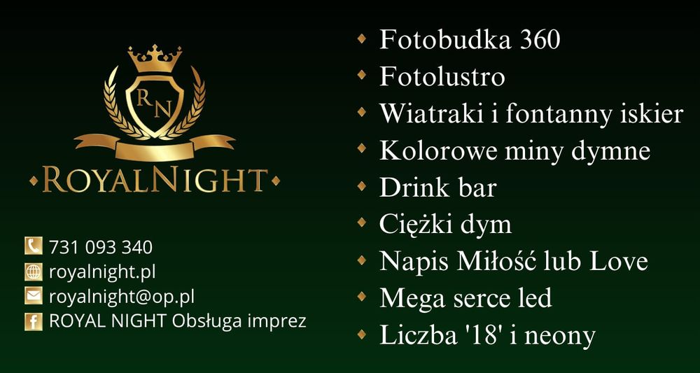 Fotobudka 360, wiatraki iskier, fotolustro, drink bar, ciężki dym, nap