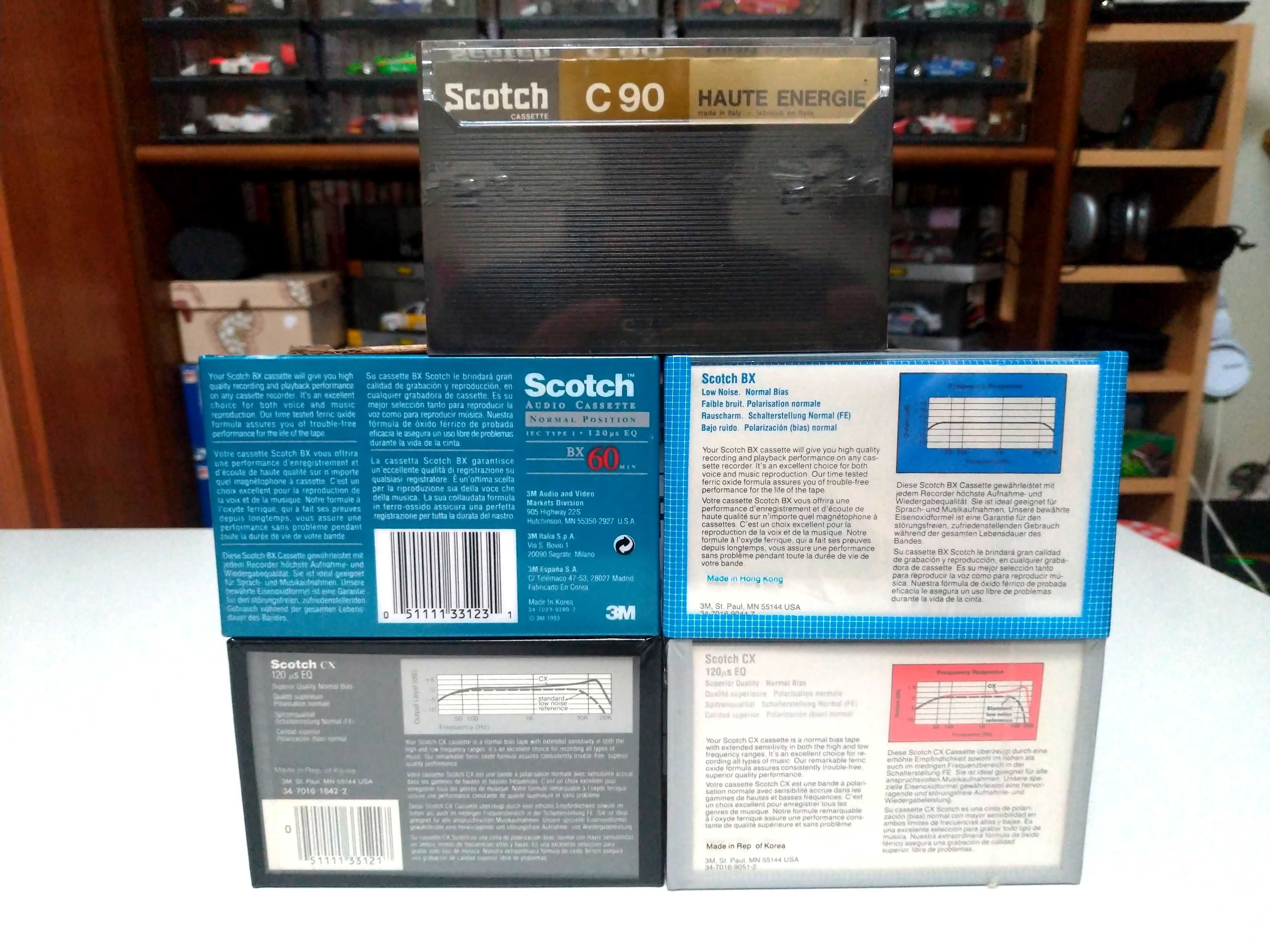 Pack Cassetes " Scotch " Novas e Seladas