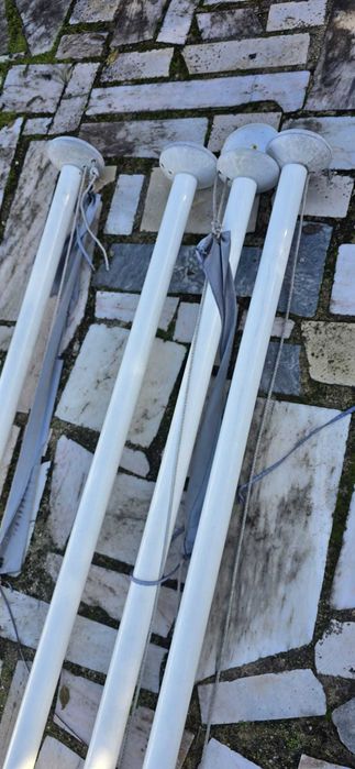 Mastros para bandeiras com cerca de 6.60 mt