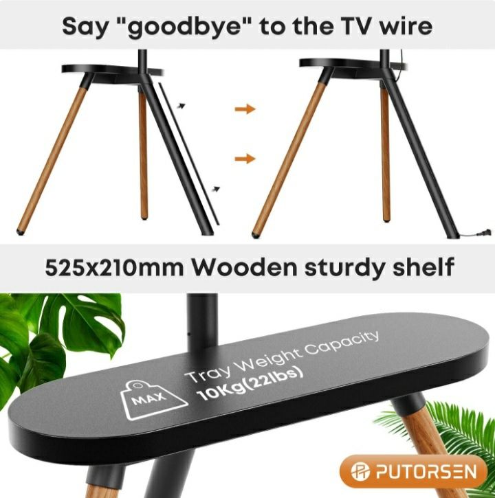 Uchwyt stojak do telewizora 43-65" Putorsen max 45 kg