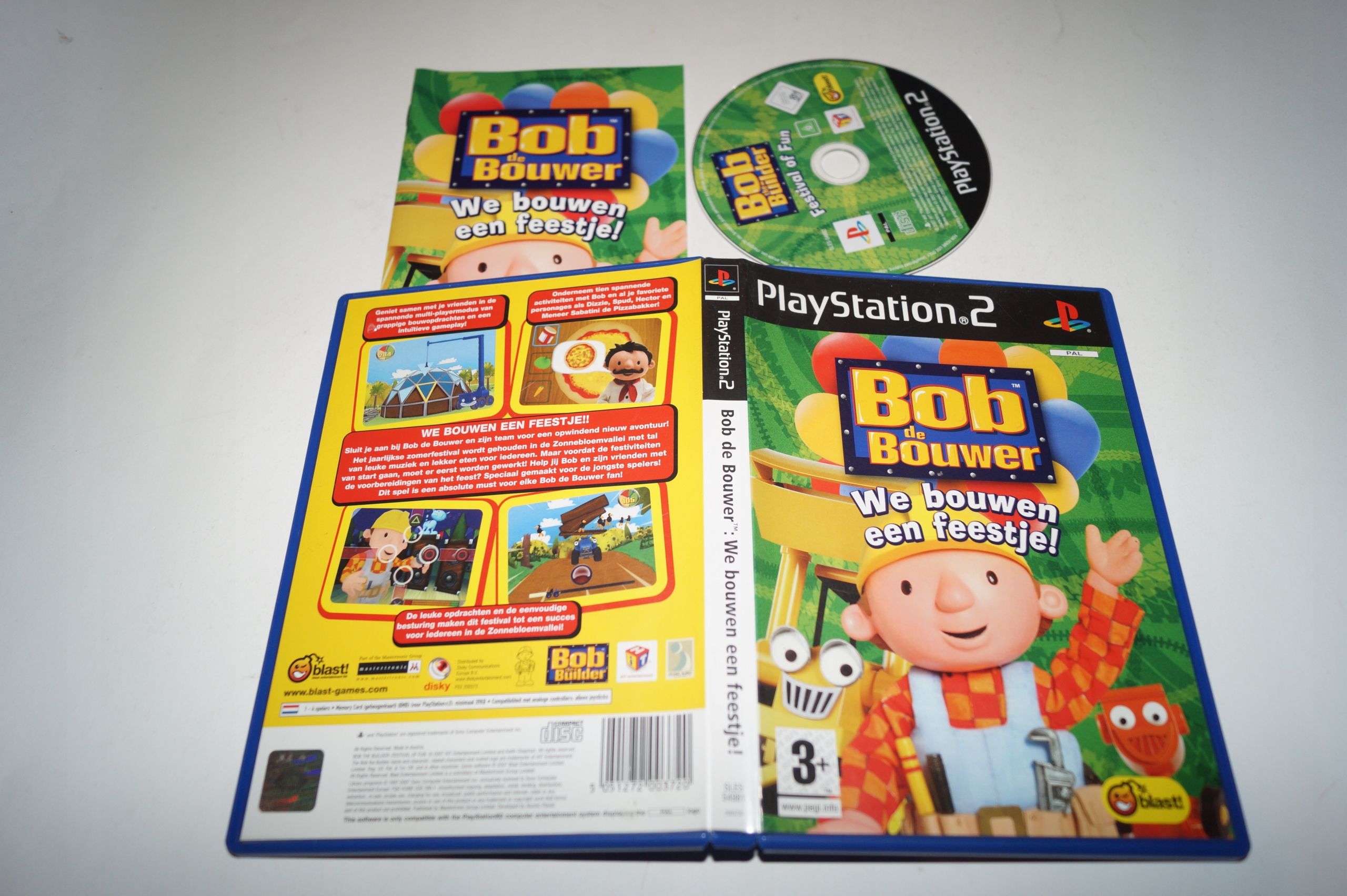Bob The Builder Festival Of Fun Playstation 2 Ps2