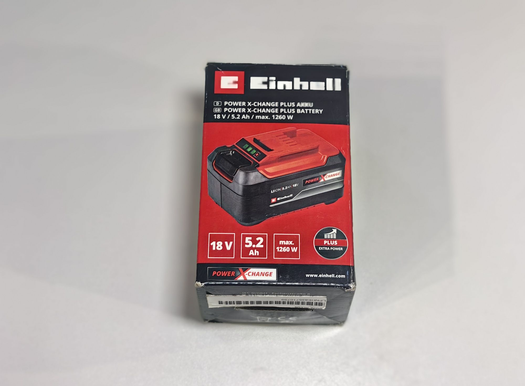 Bateria Akumulator Einhell 5,2 Ah pudełko 2021 DPD