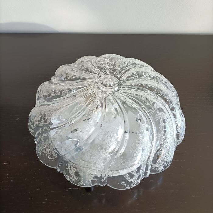 Stary plafon/ kinkiet - PRL, vintage, retro, space age, loft, design