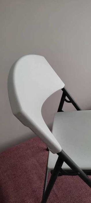 Cadeira Branca dobrável com encosto, Lifetime