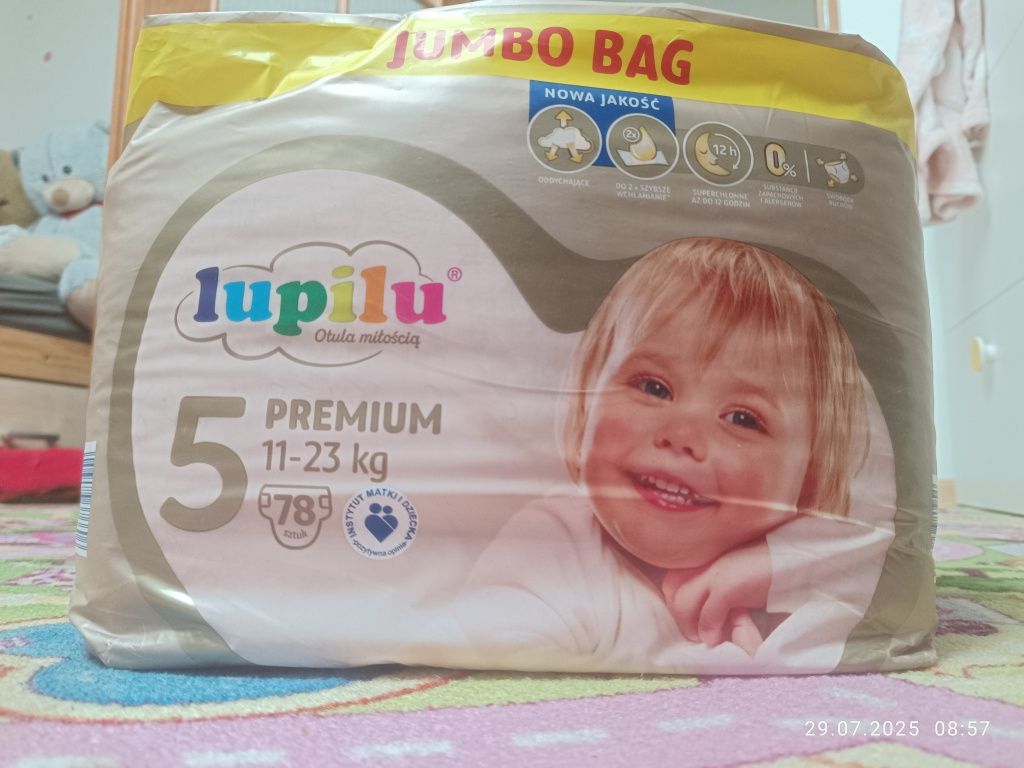 Pampersy Lupilu rozmiar 5 JUMBO BAG
