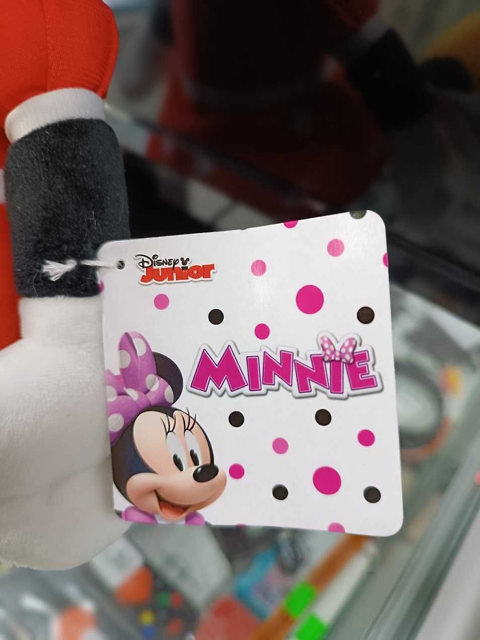 Novidade:Peluche Minnie em vestido vermelho 39cm