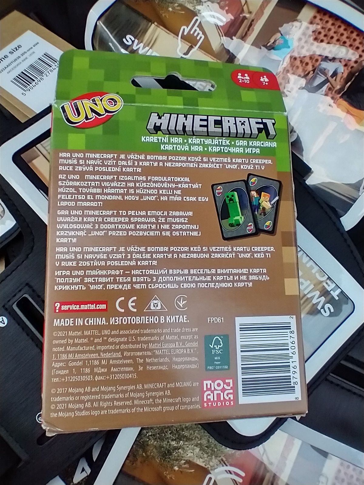 Nowa gra Minecraft uno