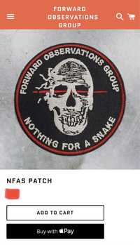 Patch Forward Observations Group NFAS Nothing For A Snake