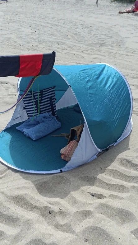 Namiot Plażowy Parawan się Duży na Ogród Plażę Ochronny UV